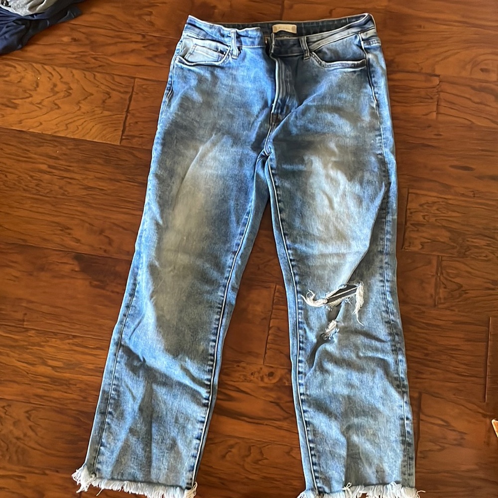 Baggy ripped woman jeans